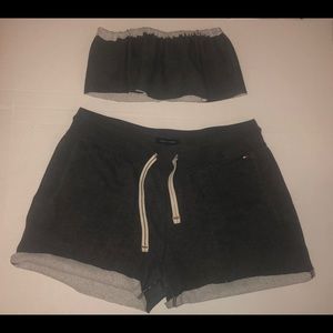Upcycled Sweatshorts Set